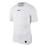 Kompresné tričko NIKE M Np Top Ss Comp White