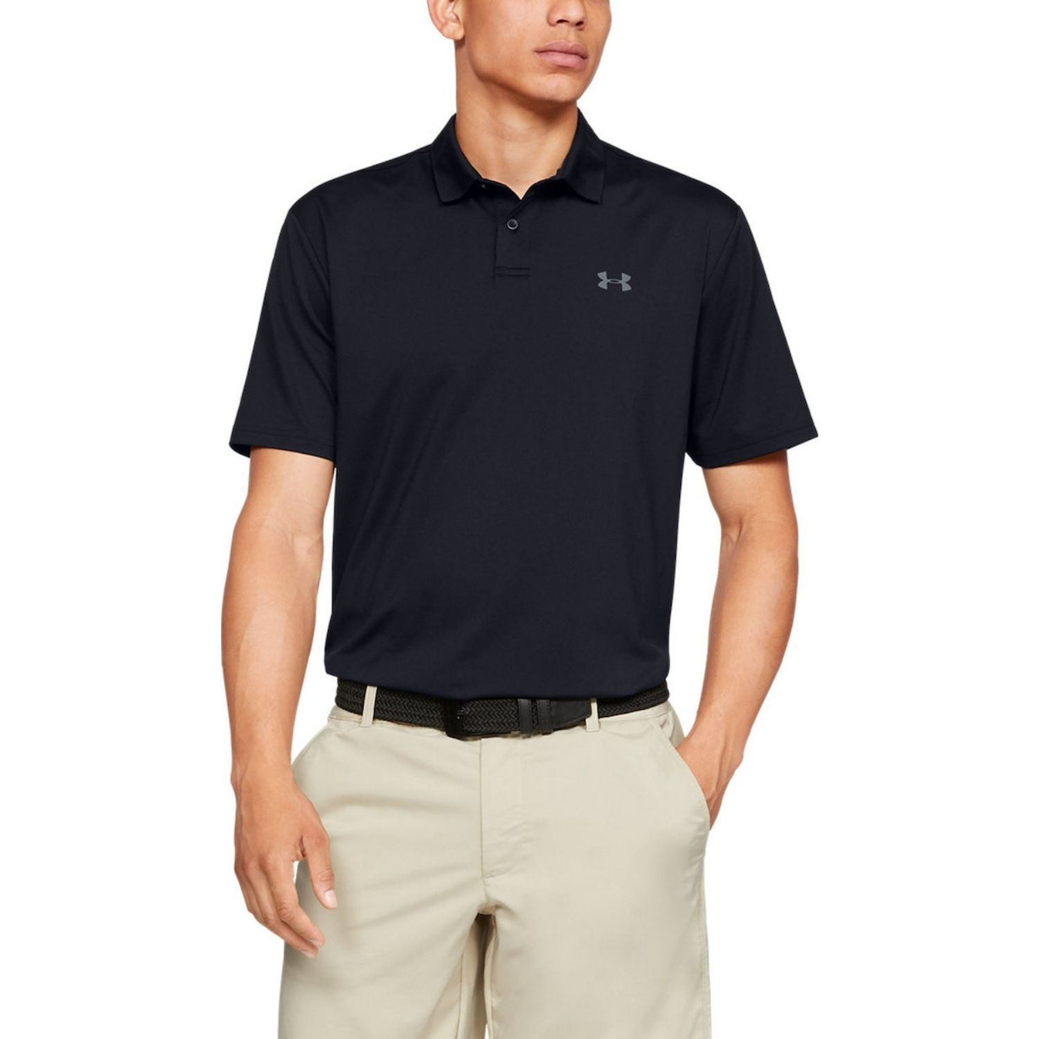 Tričko UNDER ARMOUR Performance Polo 2.0 Black - OBLEČENIE - 1