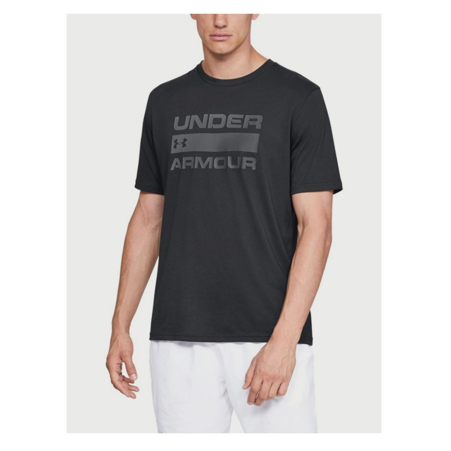 Tričko UNDER ARMOUR Team Issue Wordmark SS Black - OBLEČENIE - 1