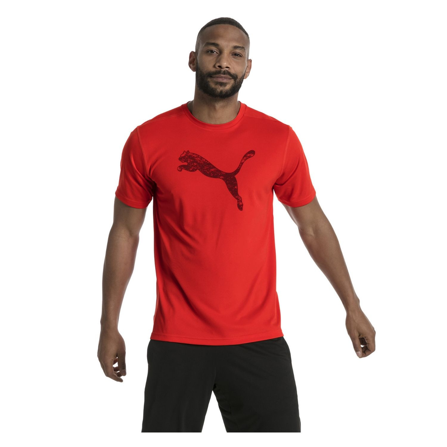 Tričko PUMA Essential Cat Tee Red - OBLEČENIE - 1