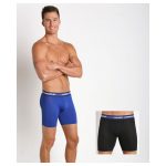 Boxerky UNDER ARMOUR Performance Mesh 2 pack Black + Blue