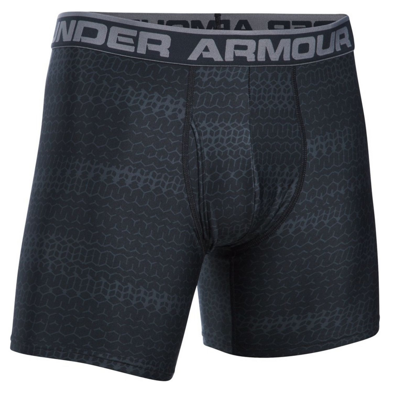 Boxerky UNDER ARMOUR Original 6" Printed Boxerjock Black - Spodná bielizeň - 1