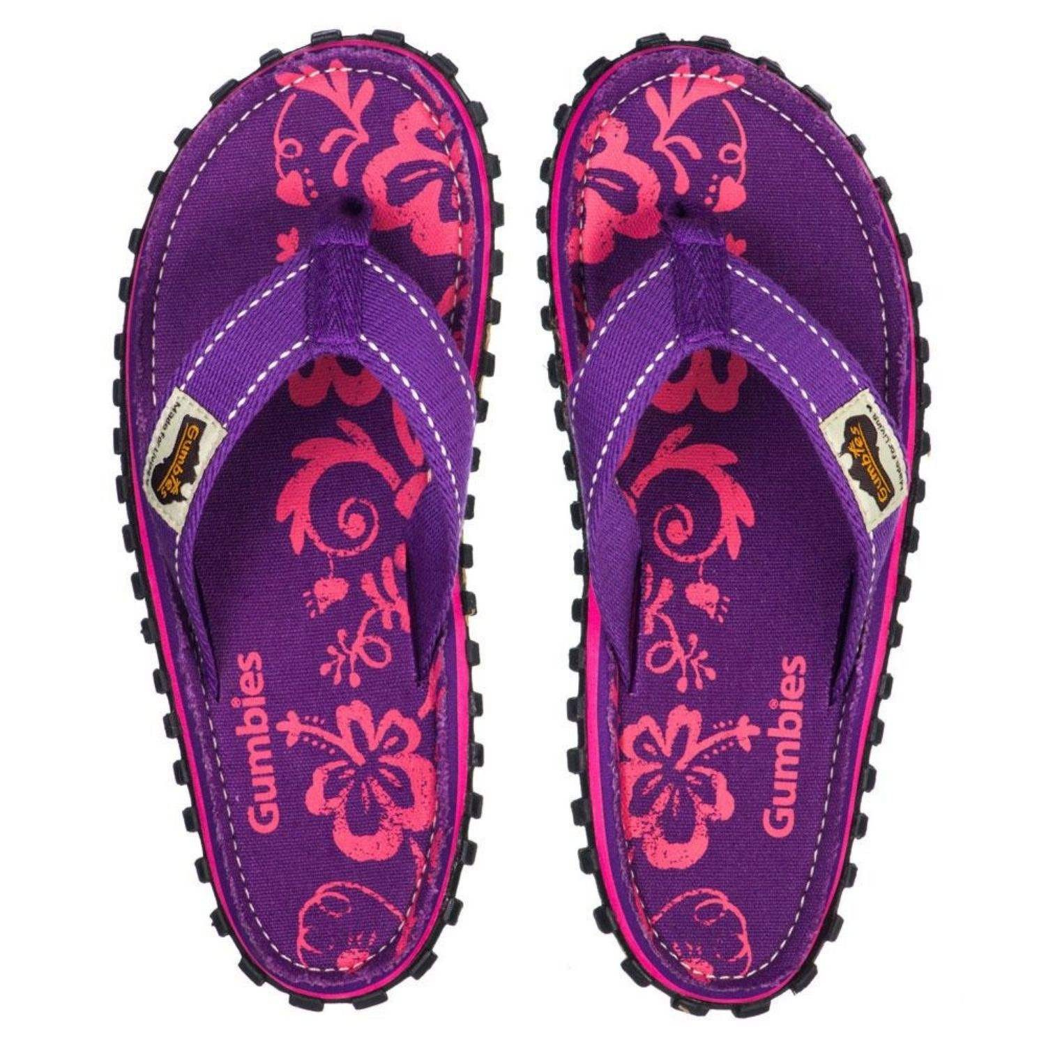 GUMBIES Islander Purple - Šľapky a sandále - 1