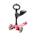 Kolobežka/odrážadlo MICRO Mini 3v1 Deluxe ružová