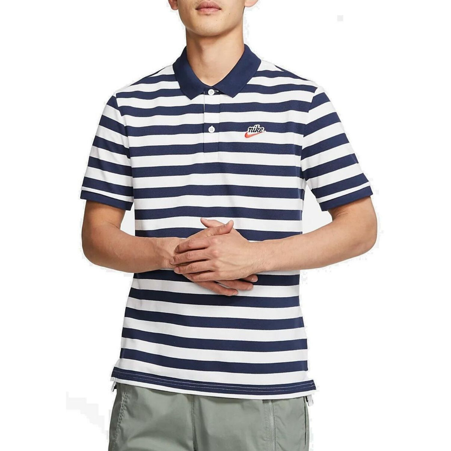 Polo tričko NIKE PQ Script Midnight Navy - NIKE - 1