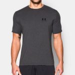 Tričko UNDER ARMOUR CC Left Chest Lockup Grey/Black