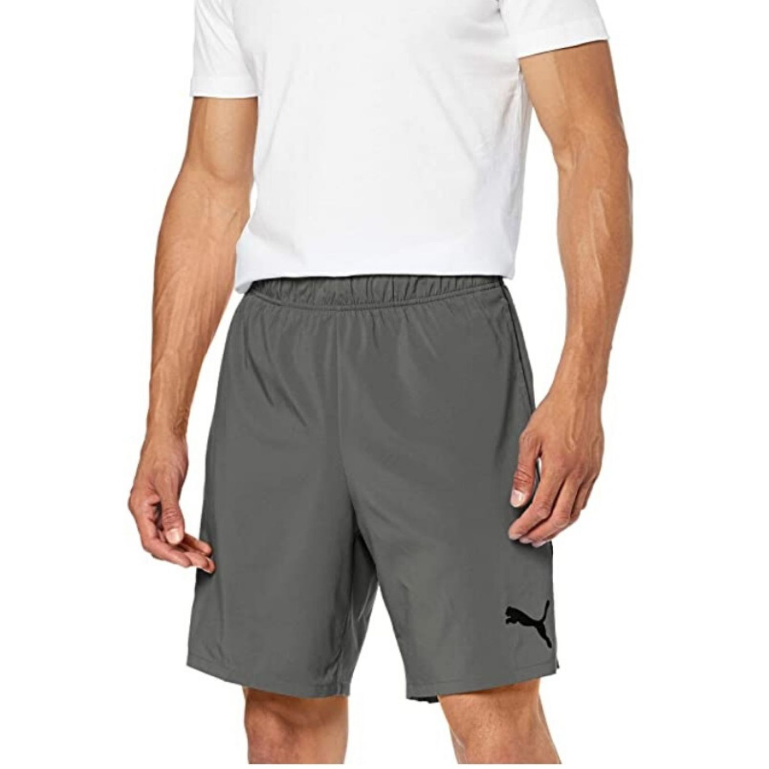 Šortky PUMA Essential Woven Grey - Kraťasy & Šortky - 1