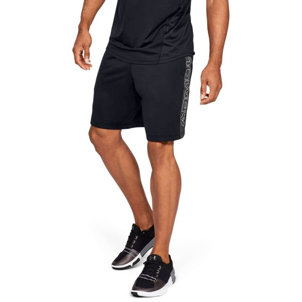 Pánské šortky UNDER ARMOUR MK1 Short Wordmark Black - Kraťasy & Šortky - 1