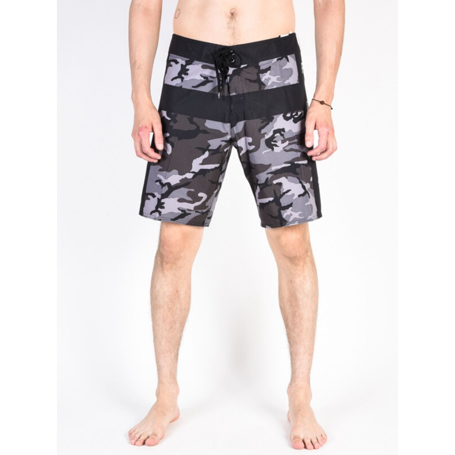 Pánske plavky FOX Moth Boardshort Black Camouflage - Plavky - 1