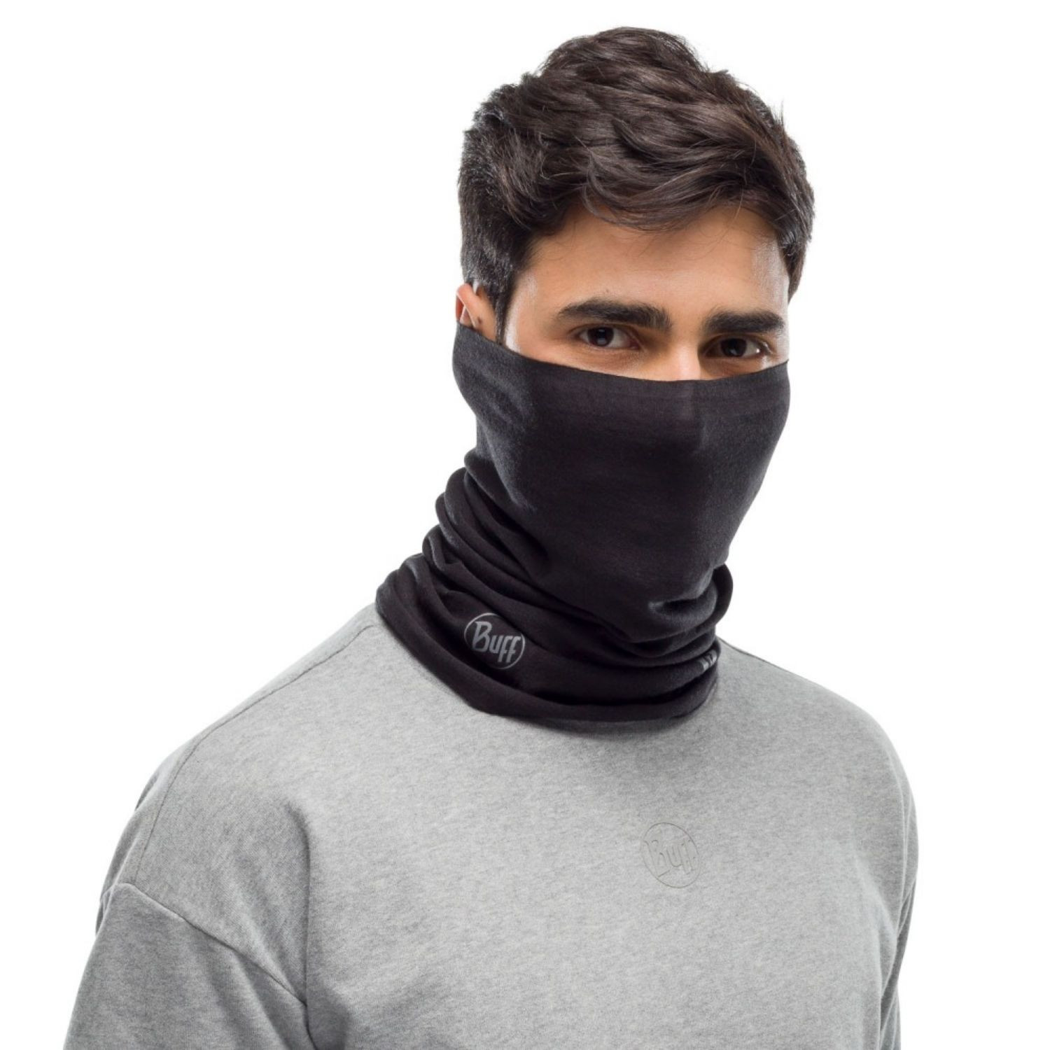 Multifunkčná šatka BUFF Thermonet Solid Black - BUFF - 3