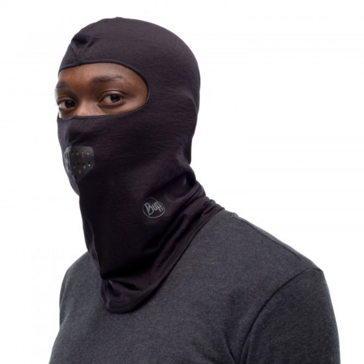 Kukla BUFF Merino Lightweight Solid Black - Kukly - 1