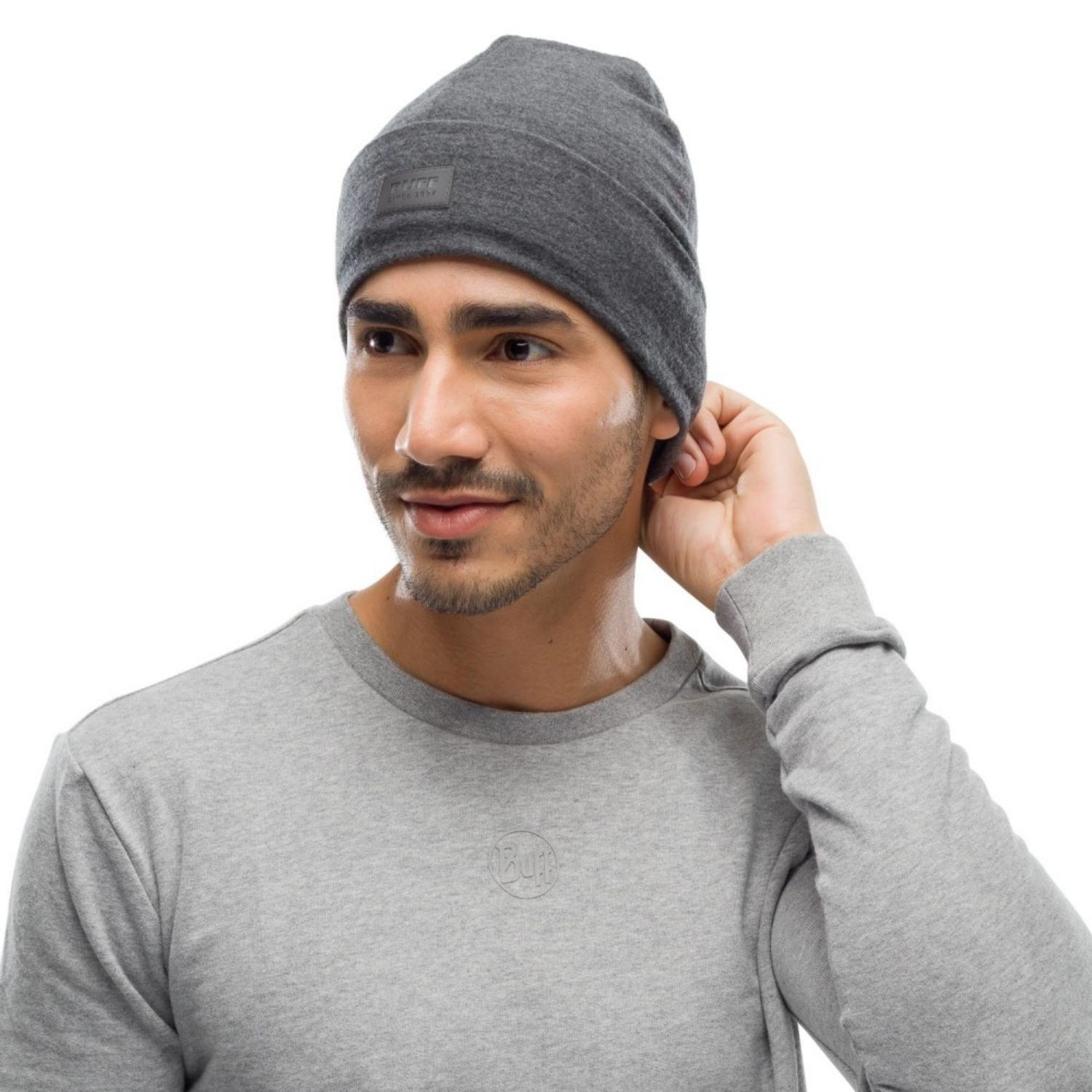 Čiapka BUFF Merino Fleece Graphite - Čiapky - 1