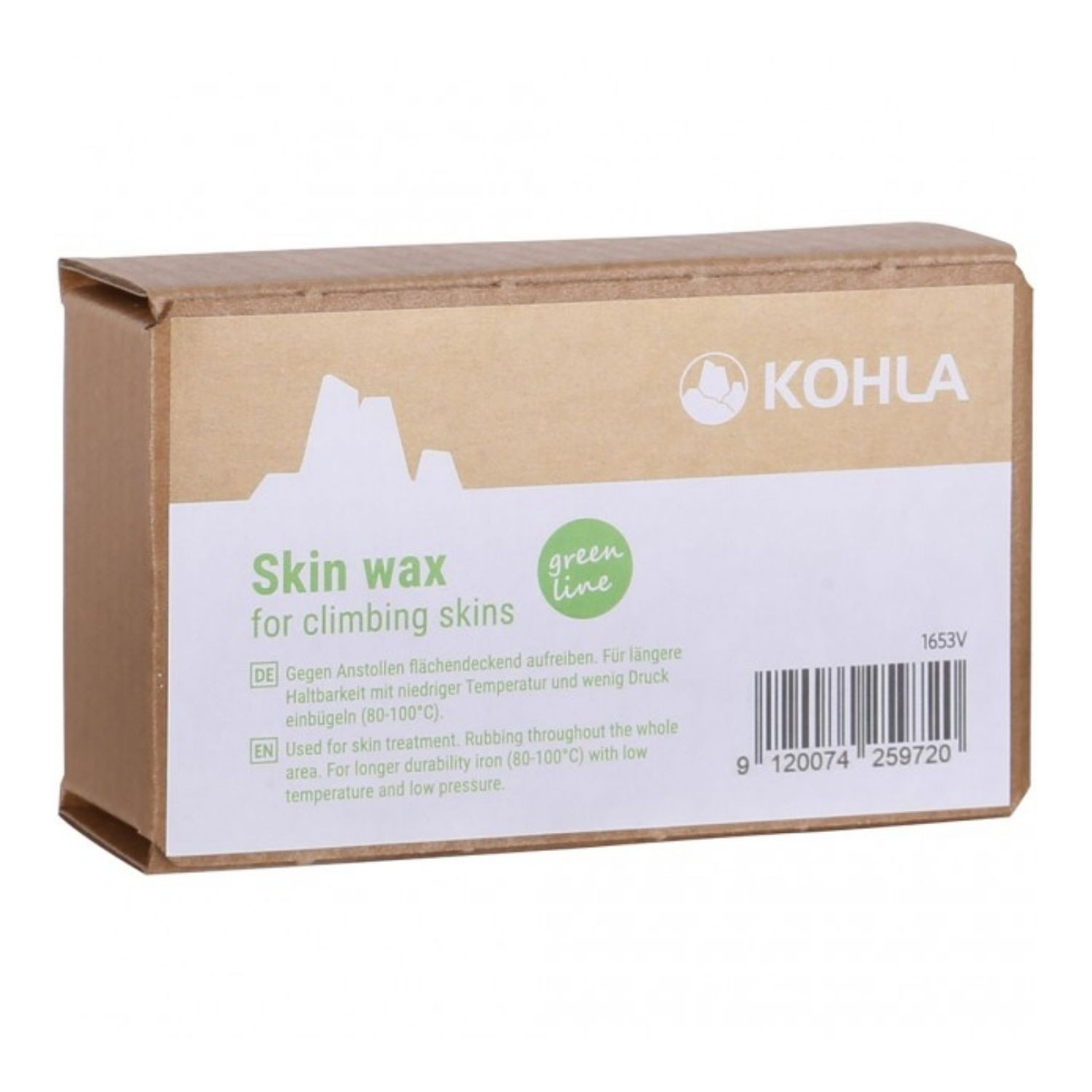 Vosk KOHLA Green Line Skin Wax for Climbing Skins - Vosky / Čističe - 1