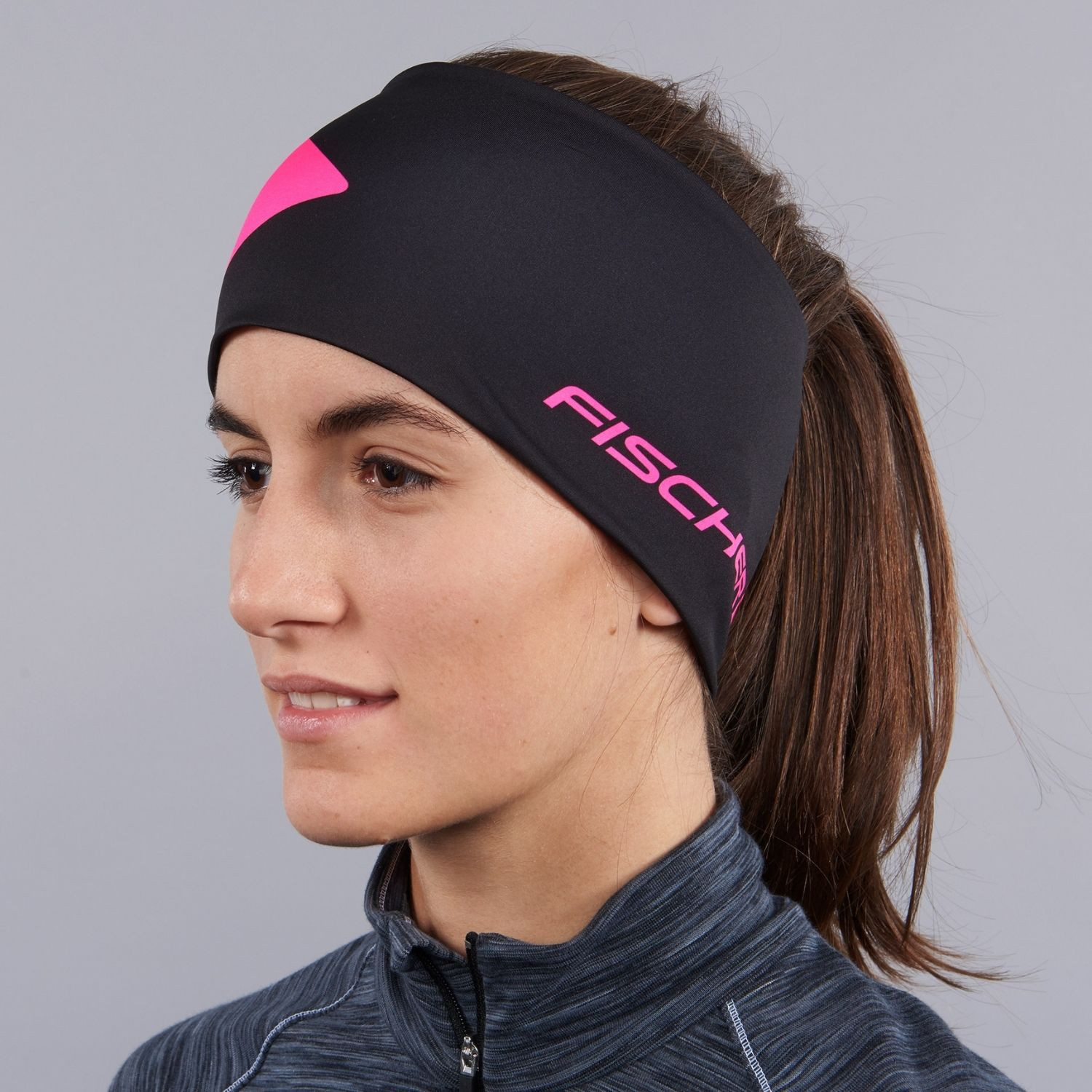 Čelenka FISCHER Oberstdorf Headband Neonpink - Čelenky - 2