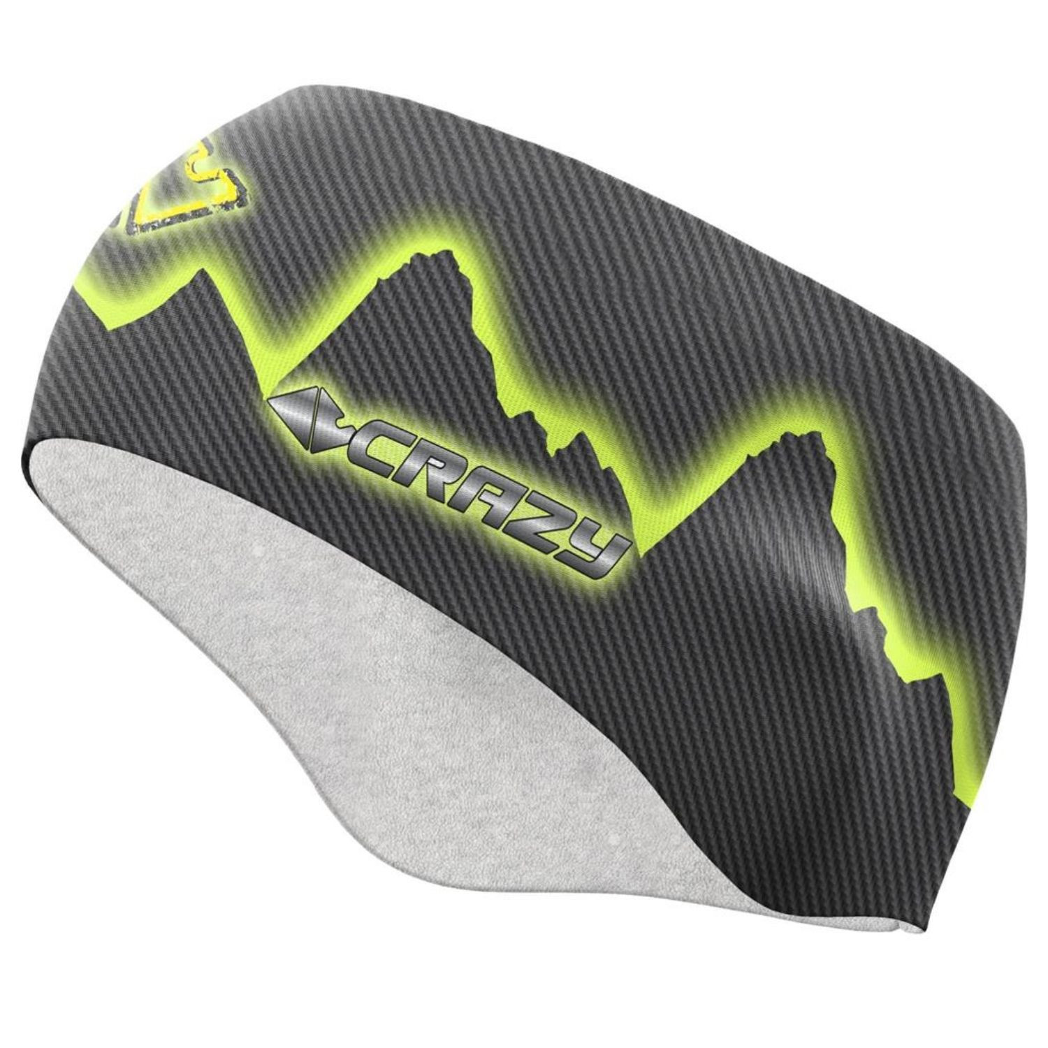 Čelenka CRAZY Band Fast Cut Thermo Black/Green - Čelenky - 1