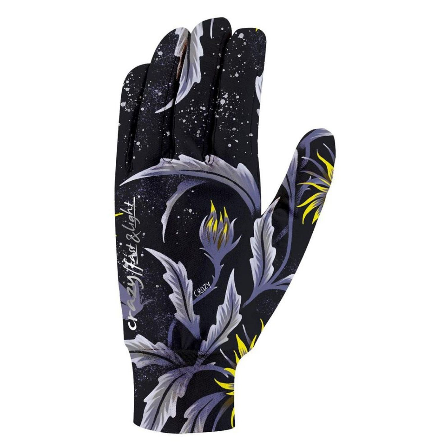 Rukavice CRAZY Gloves Touch Woman Flower - Rukavice na bežky a skialp - 1