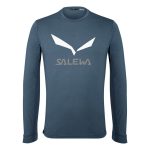 Tričko SALEWA Solidlogo Dry Blue