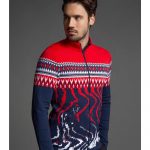 Mikina NEWLAND Chamois Red/Blue