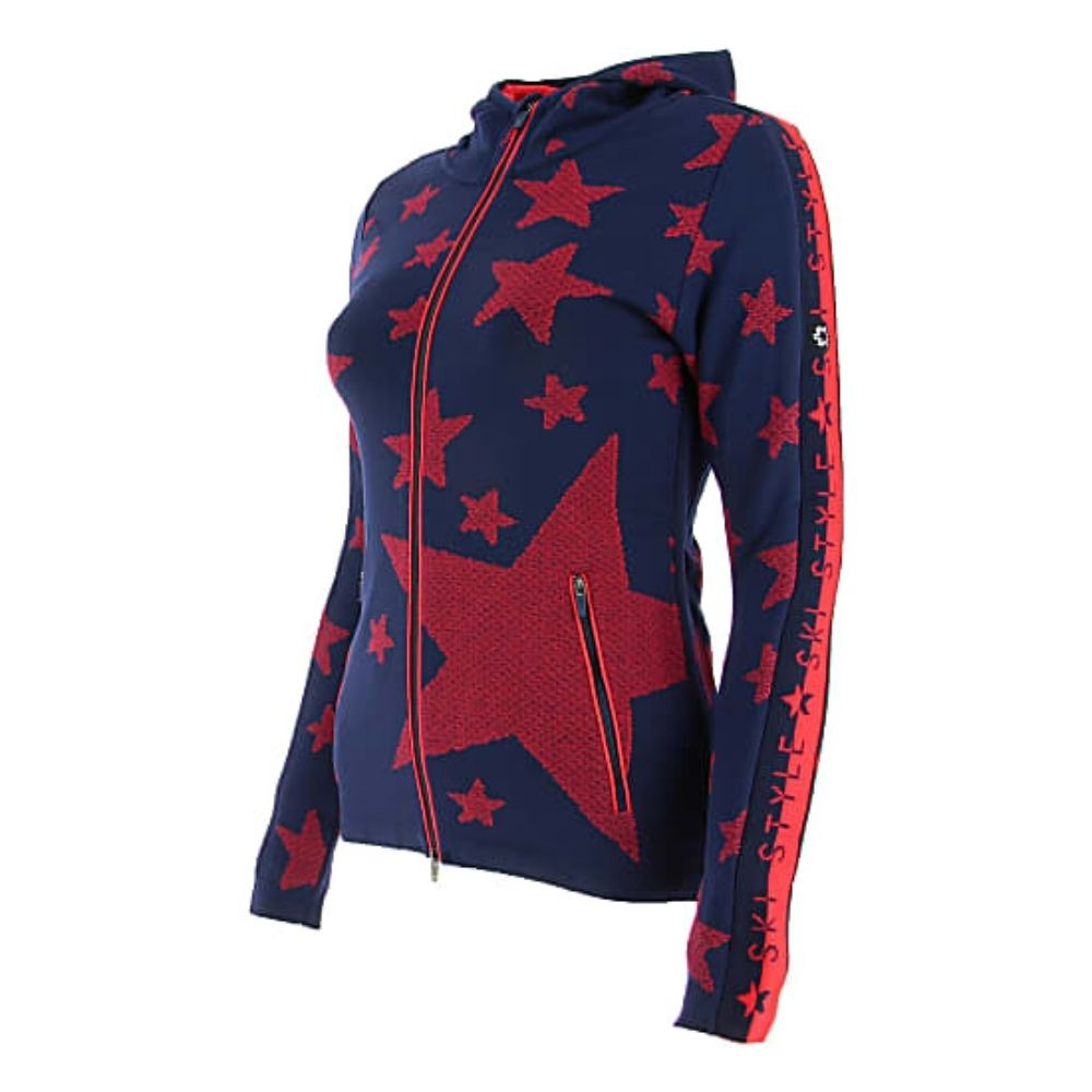 Mikina NEWLAND Meribel Blue/Red - Mikiny s kapucňou - 2