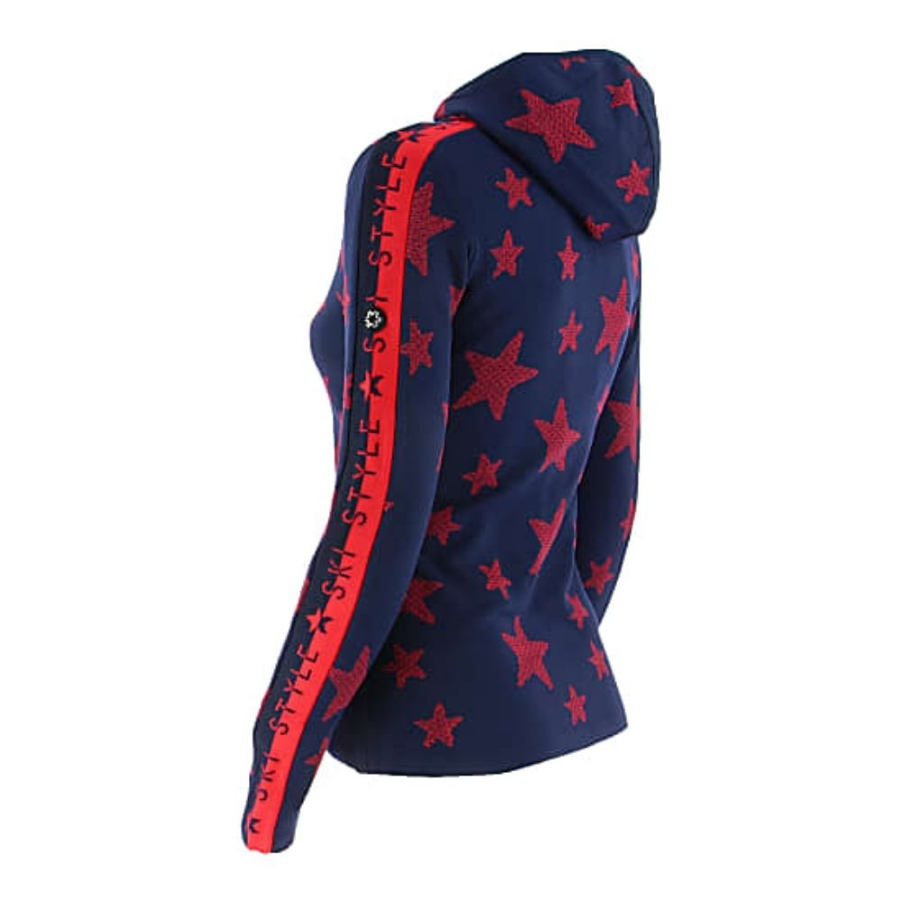 Mikina NEWLAND Meribel Blue/Red - Mikiny s kapucňou - 3