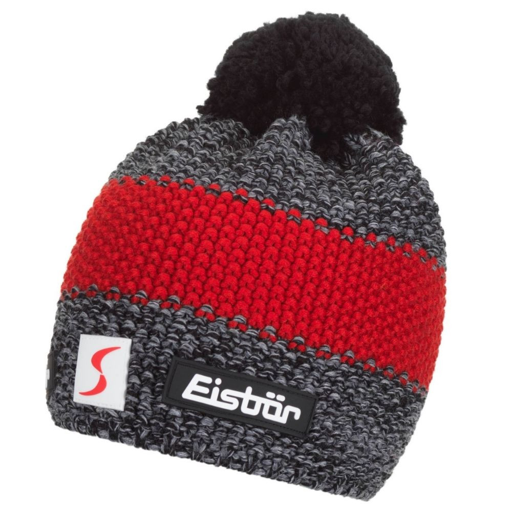Čiapka EISBÄR Styler Pompon Mü SP Red - Čiapky - 1
