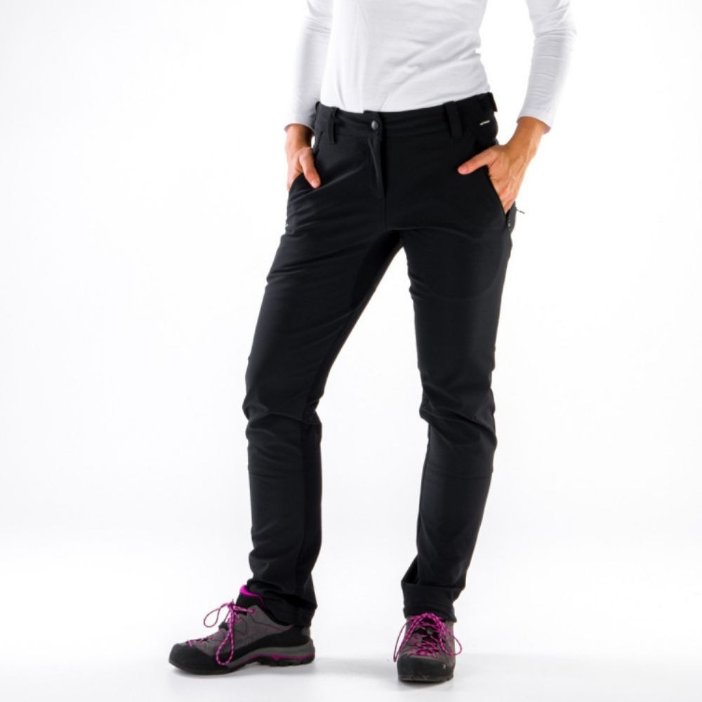 Softshellové nohavice NORTHFINDER Hybrid Muranska Black - Turistické nohavice - 3