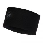 Čelenka BUFF Merino Headband Solid Black