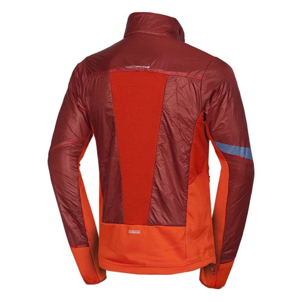 Hybridná bunda NORTHFINDER Hybrid Polartec Alpha Direct Repisko Red - Bundy na bežky a skialp - 2