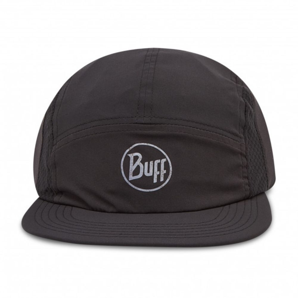 Šiltovka BUFF 5 Panel Cap Solid Black - Šiltovky - 4