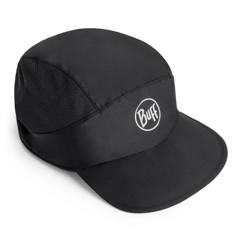 Šiltovka BUFF Pack Run Cap Solid Black - Šiltovky - 4