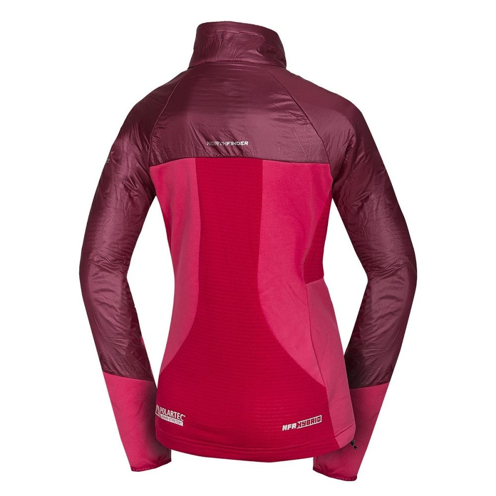 Skialpová bunda NORTHFINDER Hybrid Polartec Alpha Direct Oravska Red - Bundy na bežky a skialp - 4