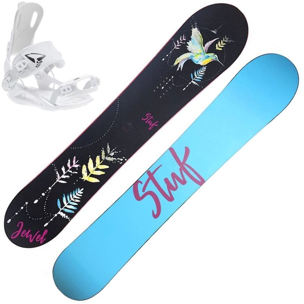 Dámsky snowboardový set STUF Jewel Rocker s viazaním SP Fastec - Dámske sety - 1