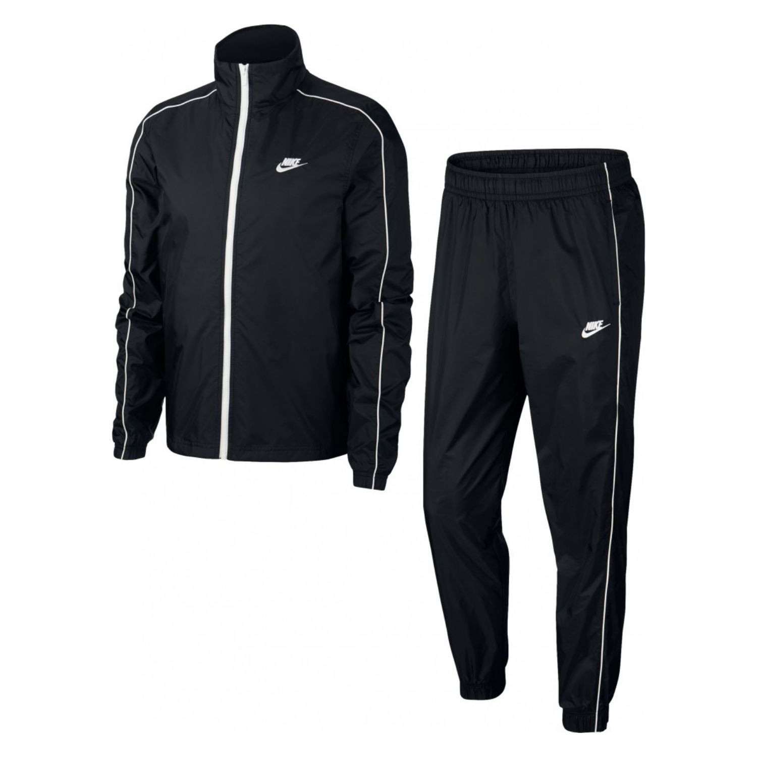 Tepláková súprava NIKE Sportswear Men's Woven Basic Black - Teplákové súpravy - 4