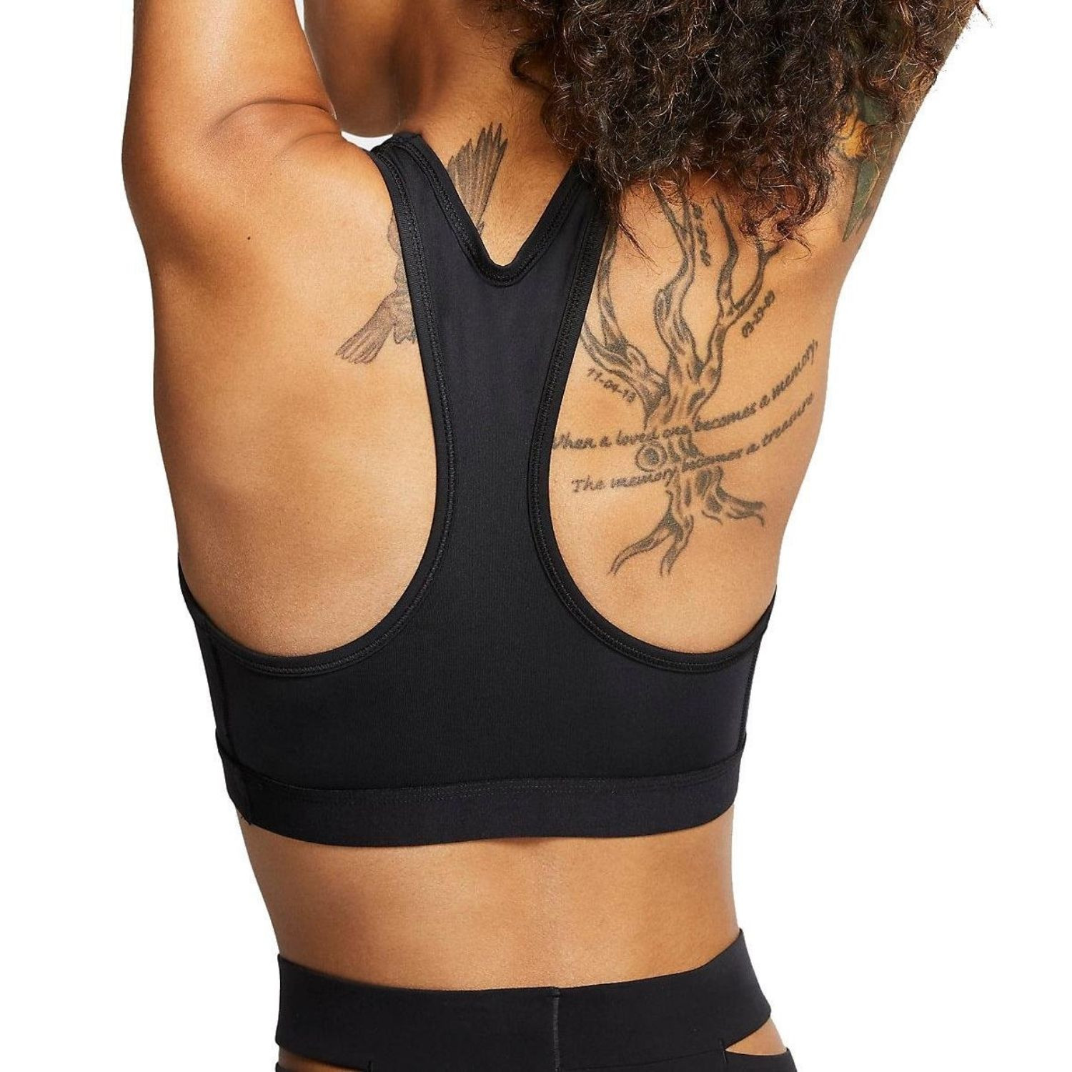 Športová podprsenka NIKE Med Band Non Pad Black - Športové podprsenky - 2