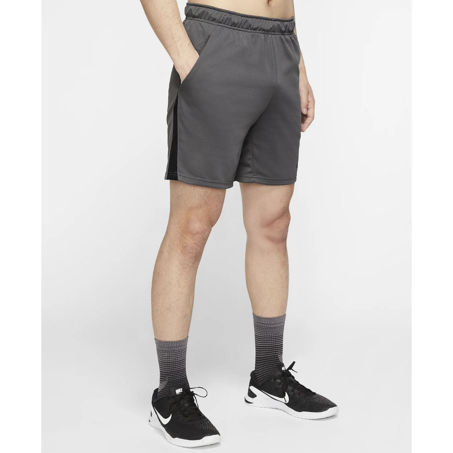 Šortky NIKE Dri-FIT Mens Training Grey - Kraťasy & Šortky - 1