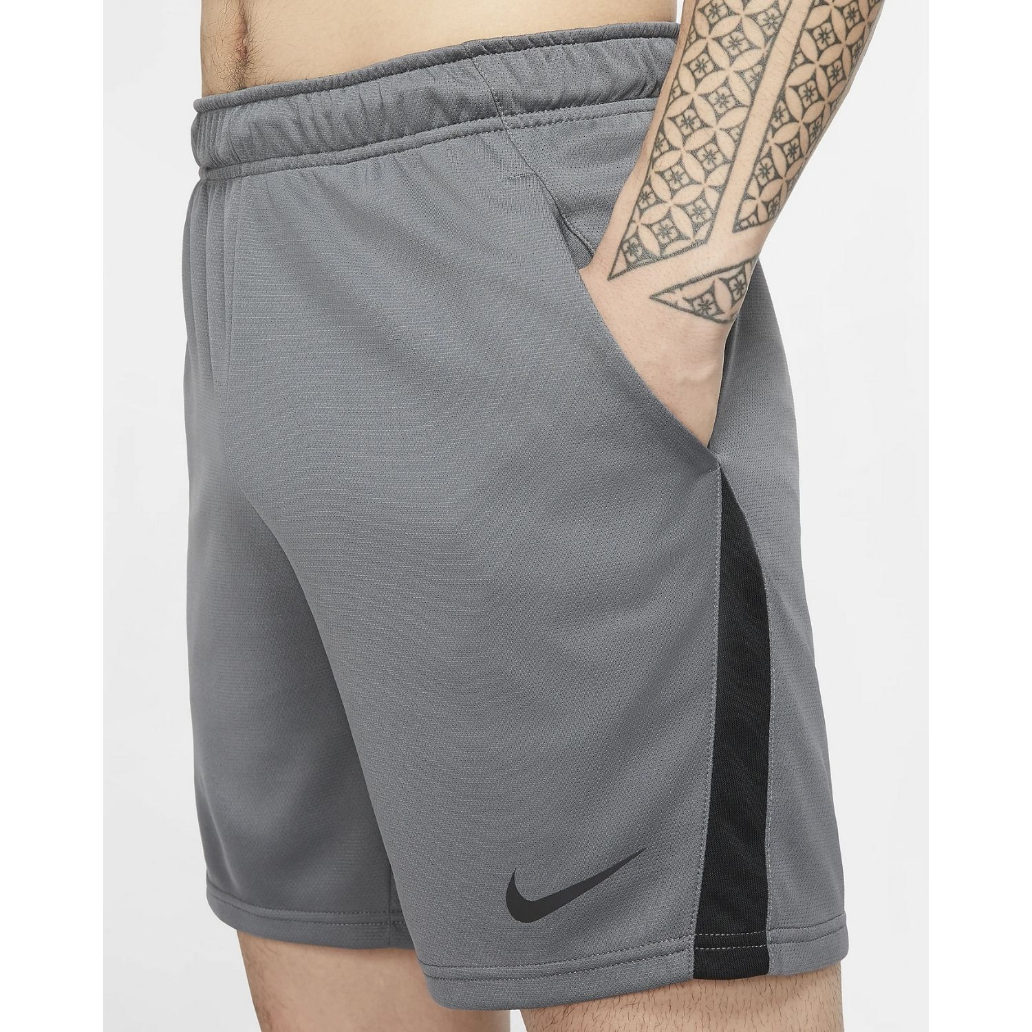 Šortky NIKE Dri-FIT Mens Training Grey - Kraťasy & Šortky - 4