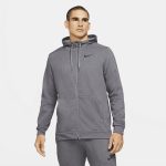 Mikina NIKE Dri-FIT Full-Zip Training Grey