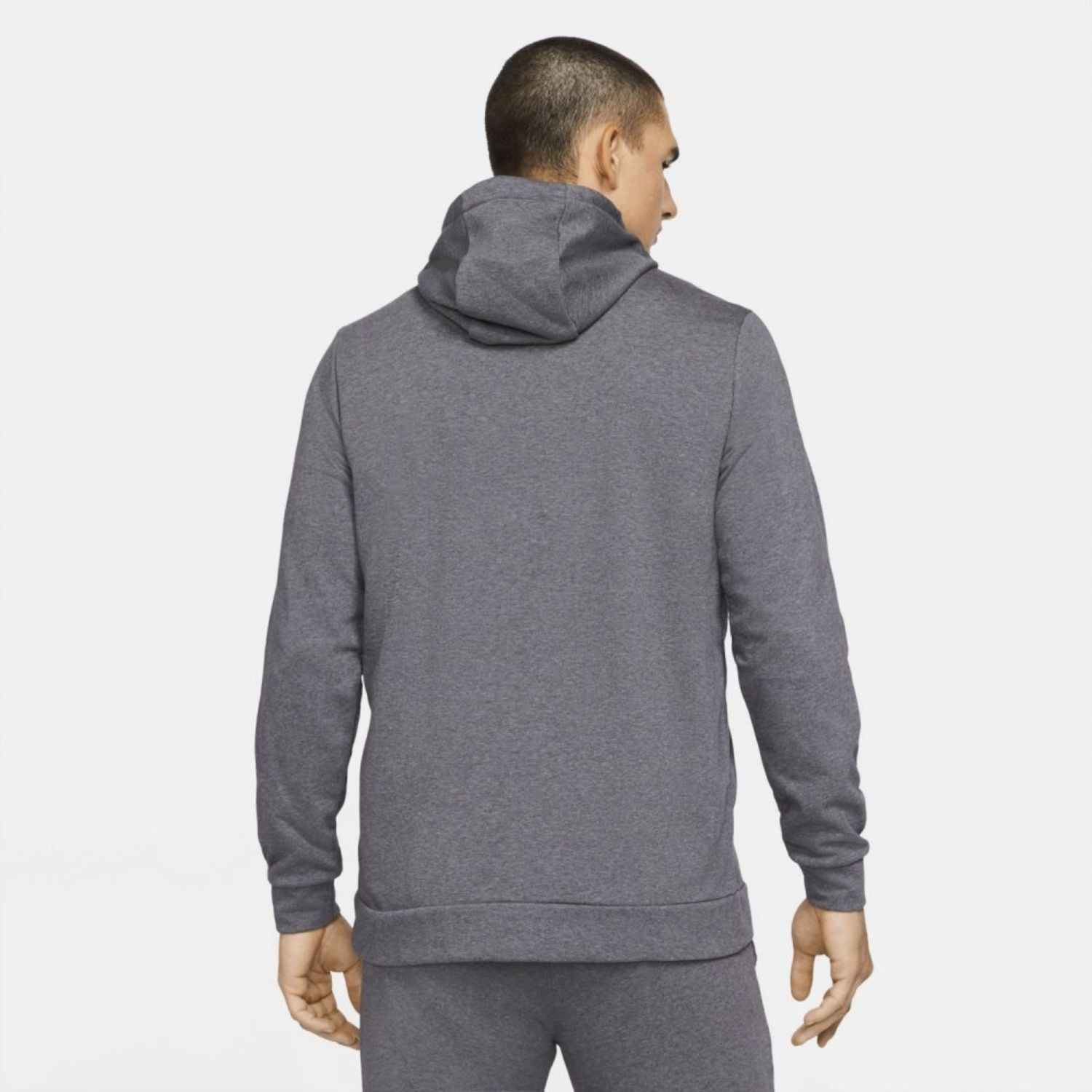 Mikina NIKE Dri-FIT Full-Zip Training Grey - Mikiny s kapucňou - 2