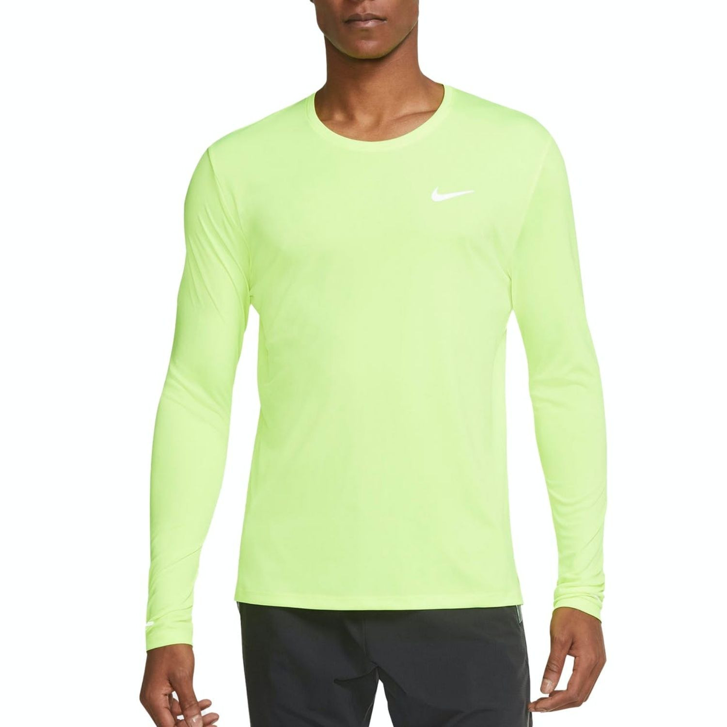 Tričko NIKE Dri-FIT Miler Men's Long Green - NIKE - 1