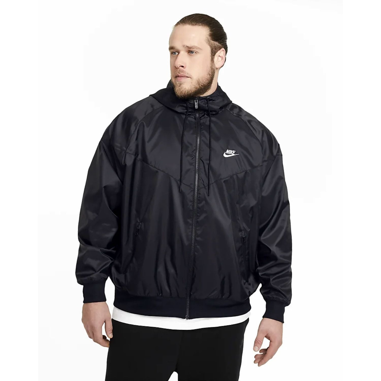 Bunda NIKE Sportswear Heritage Essen Black - Bundy & Vesty - 1