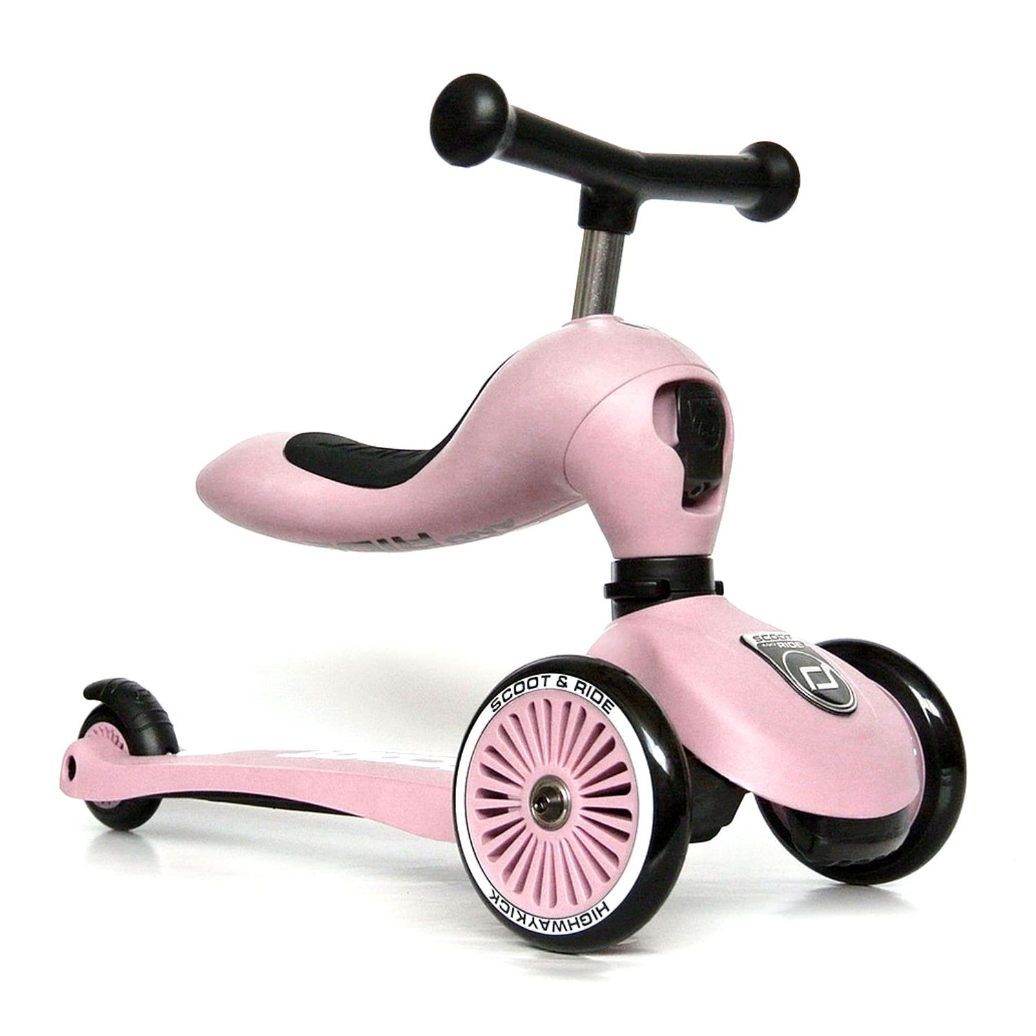 Kolobežka/odrážadlo SCOOT & RIDE Highwaykick 1 Rose - Deti - 2