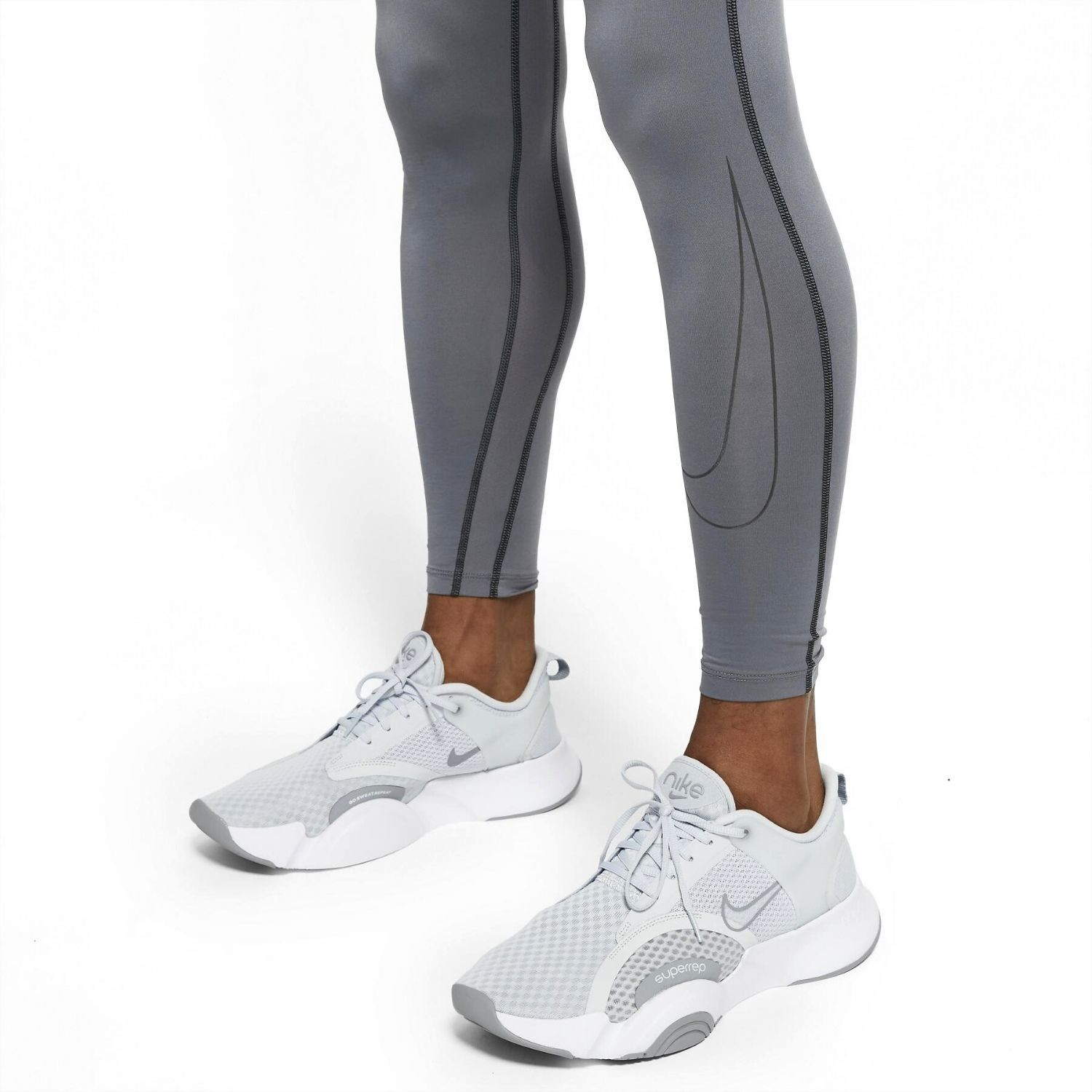 Legíny NIKE Pro Dri-FIT Men's Tights Grey - Kompresné - legíny - 2