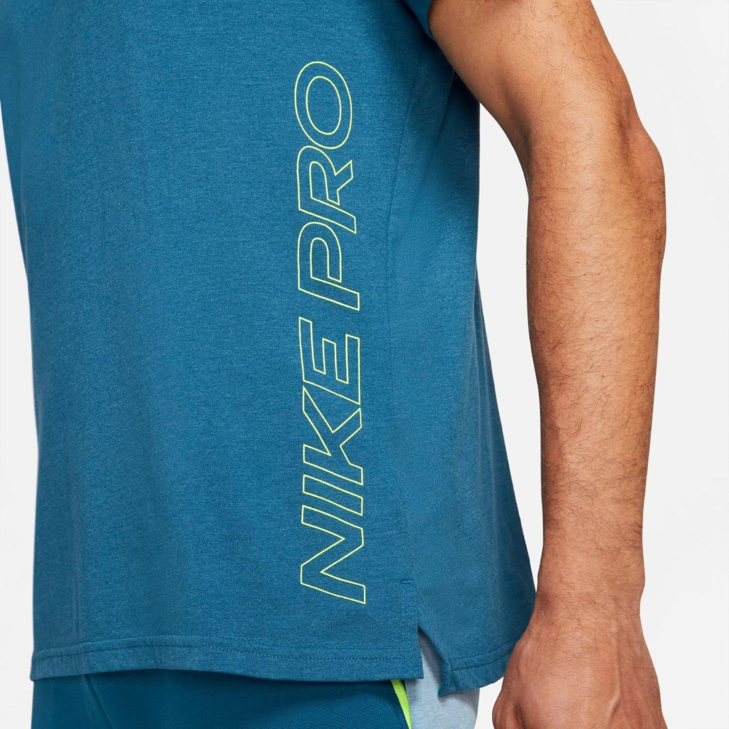 Tričko NIKE Pro Dri-FIT Burnout Men's Blue - Darček pre futbalistu - 4
