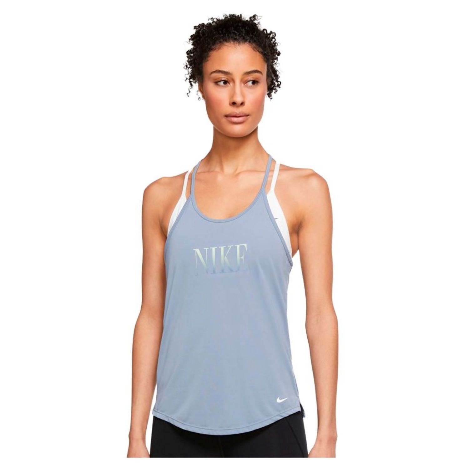 Tielko NIKE Dri-FIT One Women's Stand Grey - Dámske oblečenie - 1