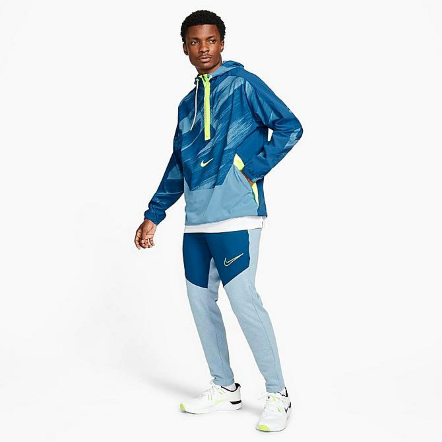 Bunda NIKE Dri-FIT Sport Clash Men's Bleu - Bundy & Vesty - 3
