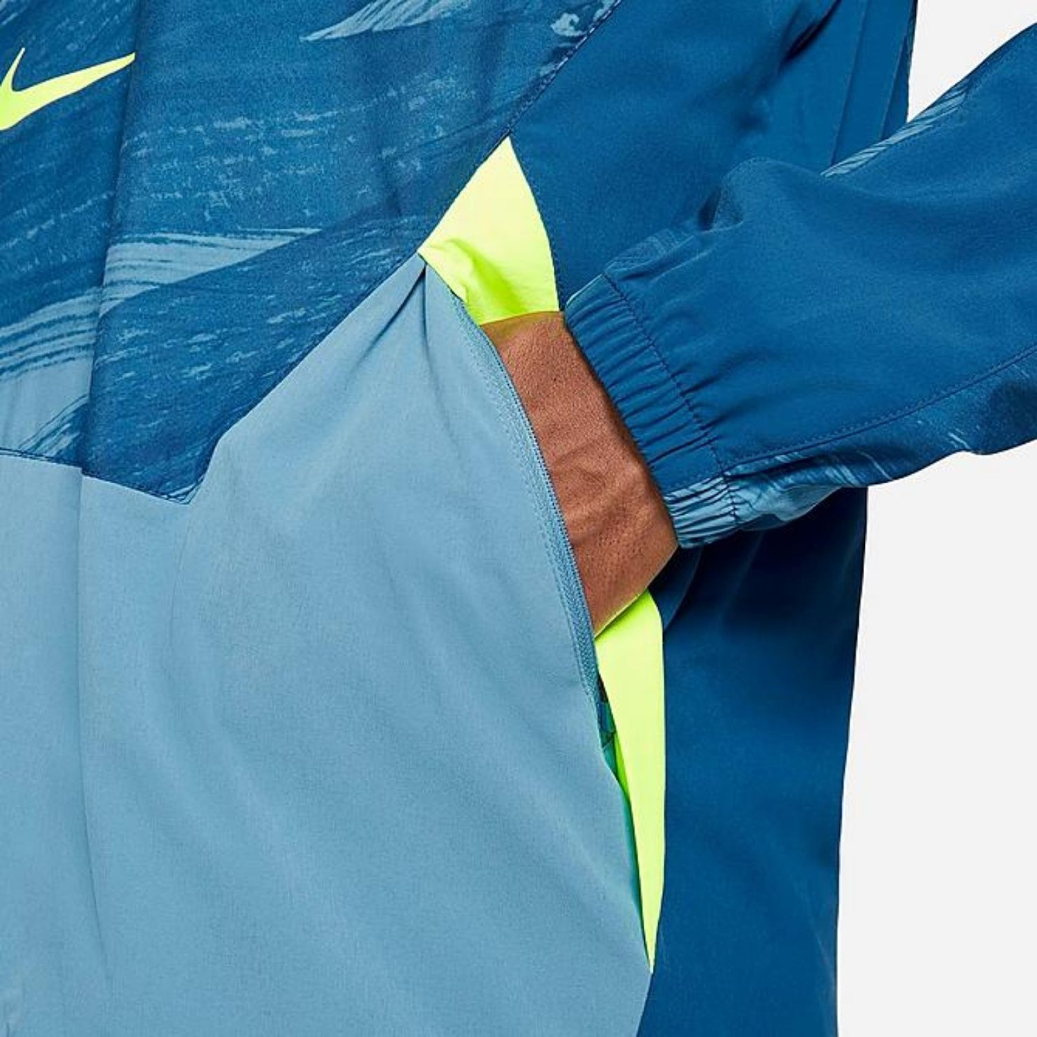 Bunda NIKE Dri-FIT Sport Clash Men's Bleu - Bundy & Vesty - 4