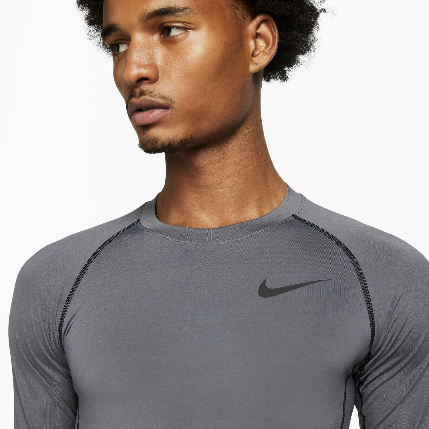 Kompresné tričko NIKE Pro Dri-FIT Men's Tight F Grey - NIKE - 3