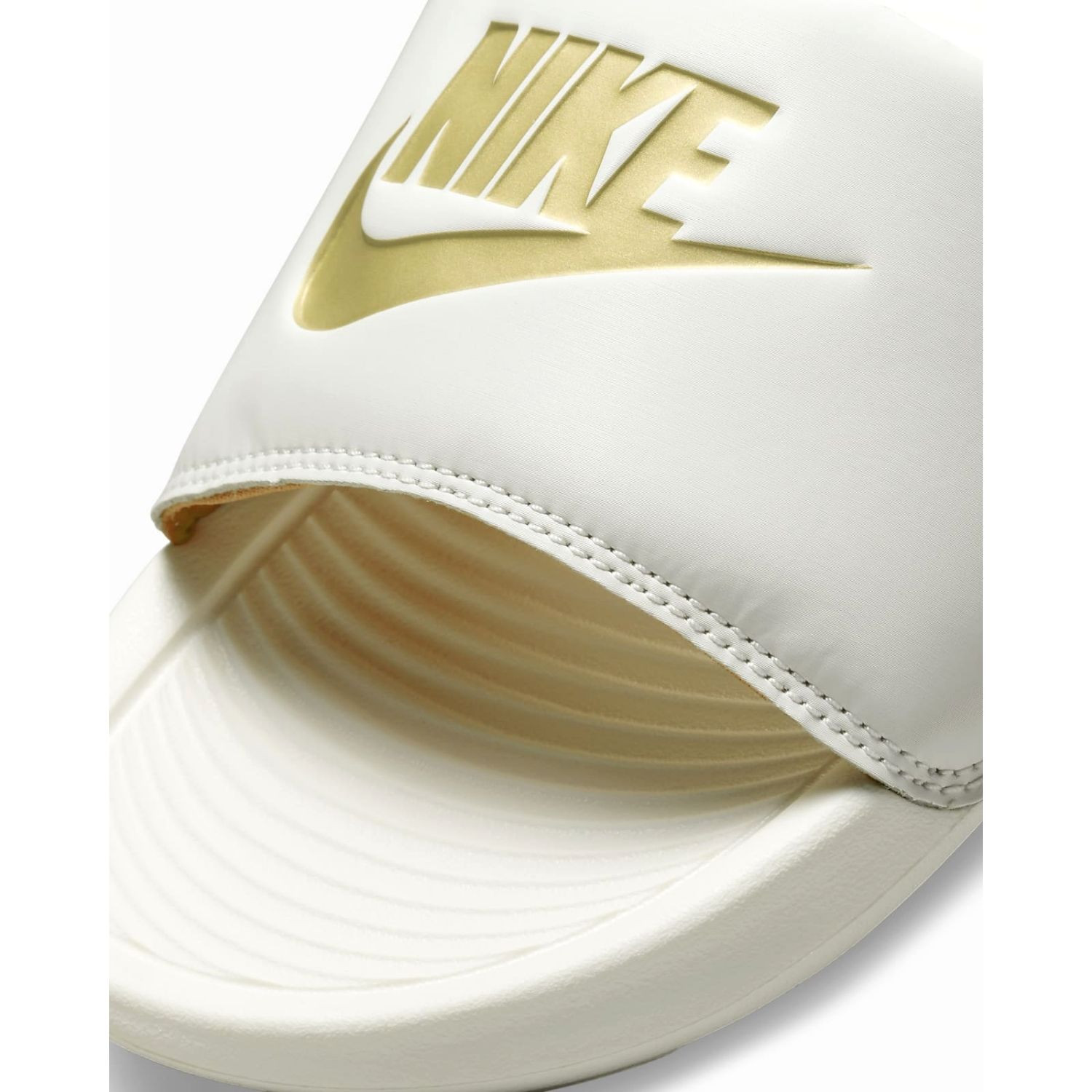 Šľapky NIKE Victori One Women's Slide White/Gold - Šľapky a sandále - 2