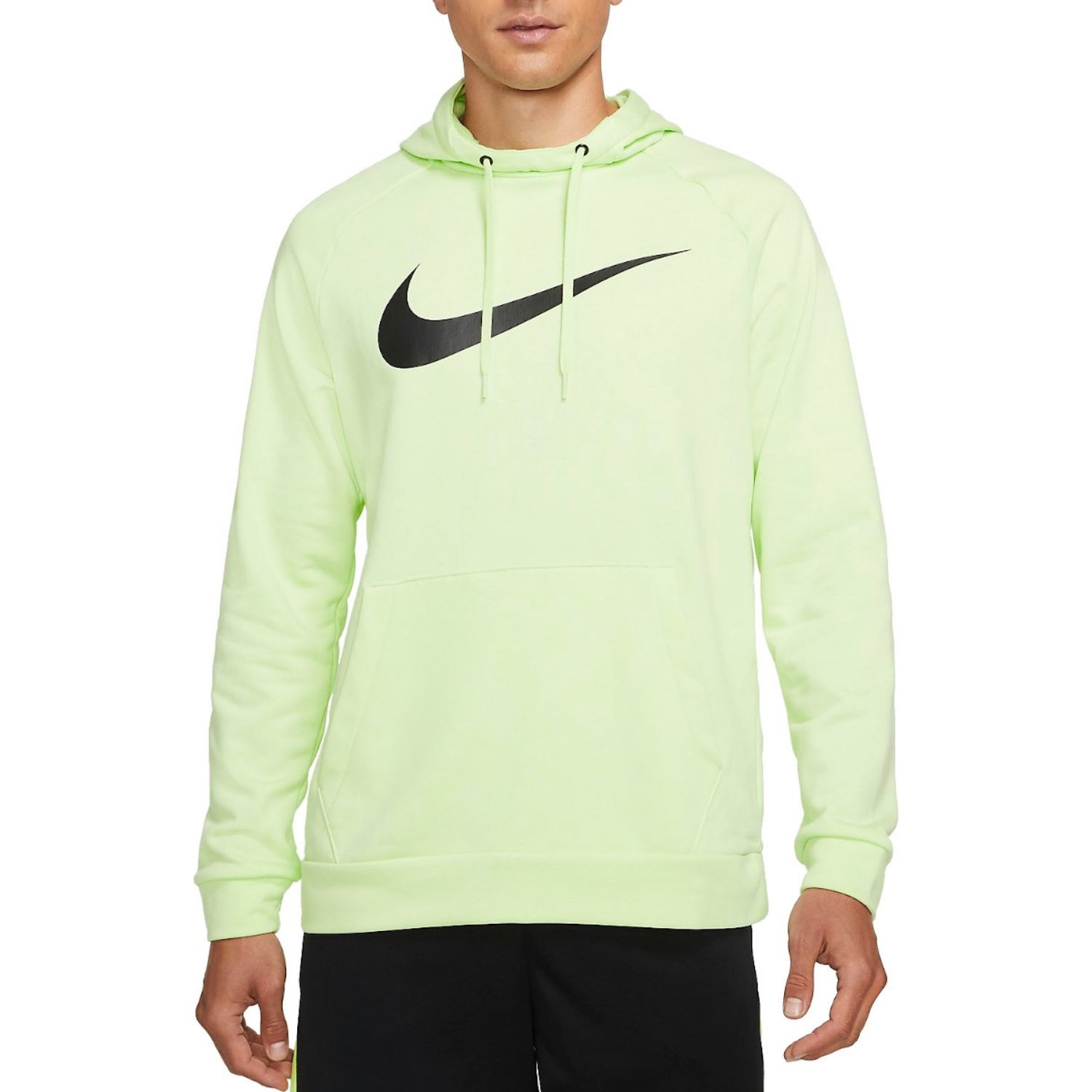 Mikina NIKE Dri-FIT Men's Pullover Tr Lime - Mikiny s kapucňou - 1