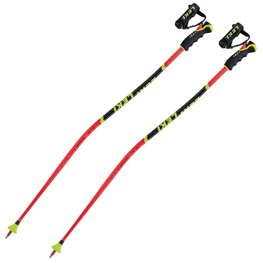 Lyžiarske palice LEKI WCR Lite GS 3D Junior Red/Yellow - Detské palice - 1